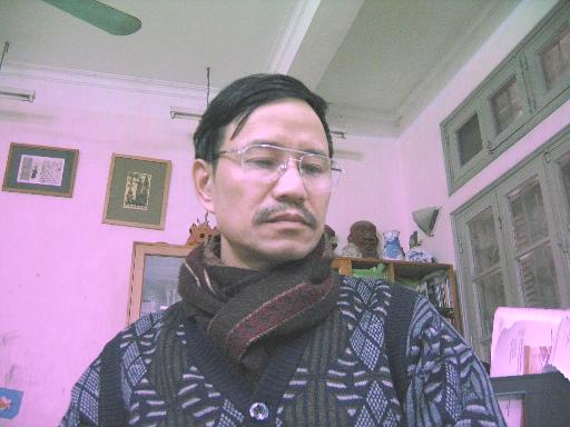 Hoa si Nguyen Duc Hoa, giam khao Trien lam - Anh cua The thao Van hoa Online Hoa si Nguyen Duc Hoa, giam khao Trien lam - Anh cua The thao Van hoa Online