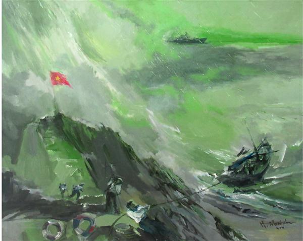 Những bức tranh về biển đảo quê hương - Website của Trần Văn Thọ