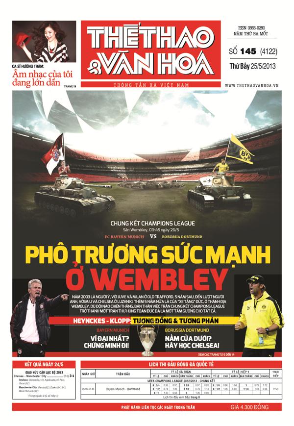 Đọc gì trên báo Thể thao & Văn hóa số ra ngày 25/05/2013?