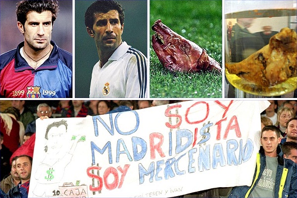 Luis Figo, cái đầu lợn và câu chuyện về 'kẻ phản bội'