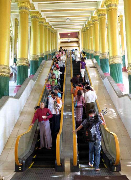 Chùa Vàng Shwedagon ở Yangoon -16