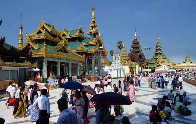 Chùa Vàng Shwedagon ở Yangoon -21