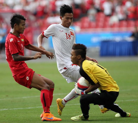 Nhưng ông cho rằng kỹ năng dứt điểm của hàng tấn công có vấn đề. Ảnh: Quốc Khánh