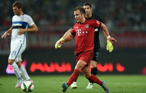 Mario Goetze mang về chiến thắng cho Bayern Munich