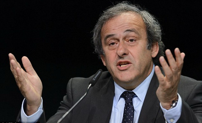 Chủ tịch UEFA Platini tuyên bố mình trong sạch trong vụ FIFA tham nhũng - Platini2909