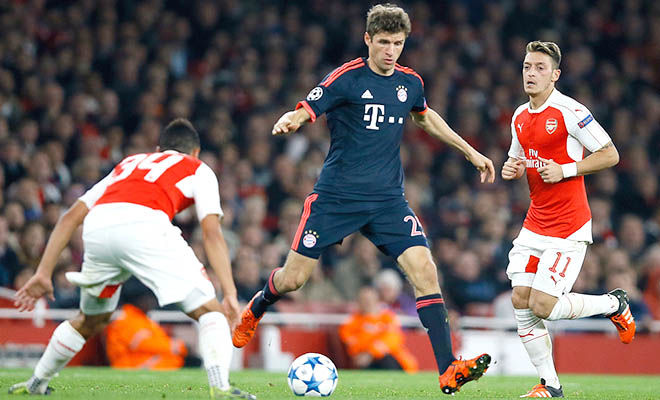 02h45 ngày 5/11, Bayern Munich - Arsenal (lượt đi 0-2): Nếu tấn công, Arsenal có thể thảm bại