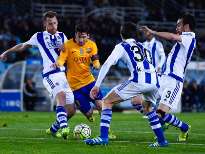 Barcelona có thể đánh mất tất cả sau trận thua Sociedad 0-1