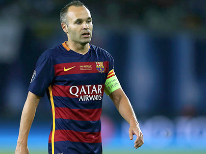 'Thánh' Andres Iniesta có đá, Barca cũng bất lực