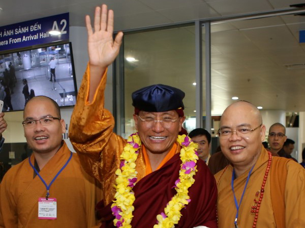 Đức Gyalwang Drukpa đến Việt Nam tham dự Ngày Văn hóa Phật giáo Ấn Độ