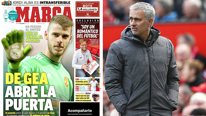 Mourinho ngăn De Gea đến Real Madrid là 'thiếu nhân văn'?