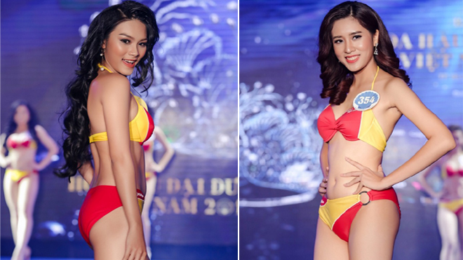 Đường cong 'nóng bỏng' của người đẹp Hoa hậu Đại dương trong trang phục bikini