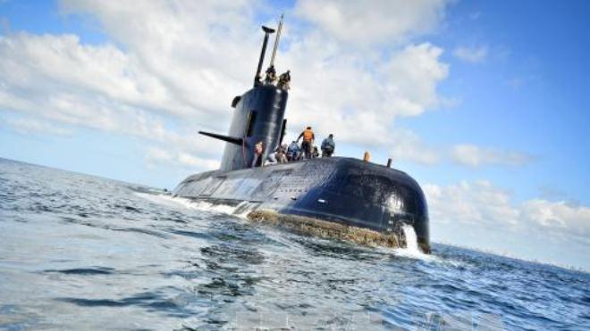 Hải quân Argentina vẫn chưa thấy tăm hơi tàu ngầm ARA San Juan bị mất tích