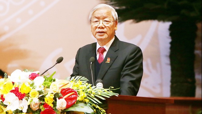 Tổng Bí thư Nguyễn Phú Trọng dự và phát biểu chỉ đạo Đại hội Đoàn toàn quốc lần thứ XI