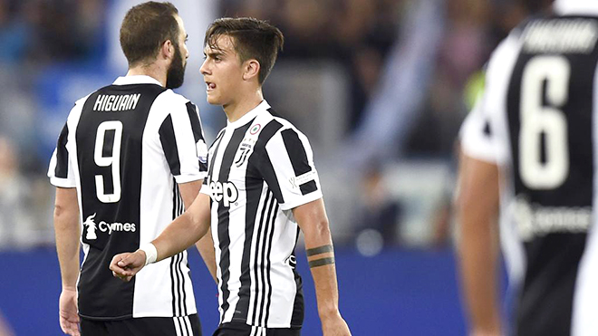 Higuain vẫn hay còn Dybala là vấn đề đau đầu nhất của Juve hiện tại