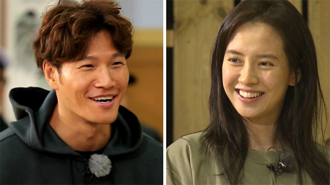  Kim Jong Kook và Song Ji Hyo lại khiến các thành viên Running Man nghi ngờ vì quá tình tứ