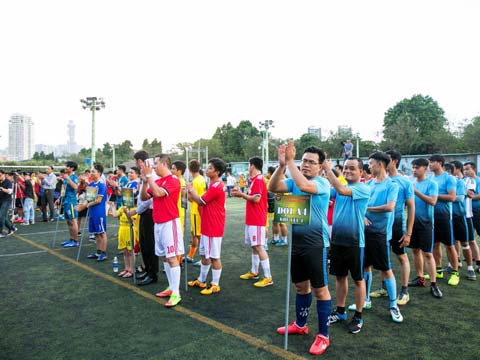 Cúp Long Hoàng Security 2017 là sân chơi lớn cho các đội futsal. Ảnh: BM