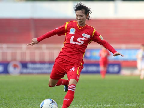 Thùy Trang được đề cử giải Fair Play cho hành động đầy ý nghĩa trước SEA Games 29. Ảnh: Quang Liêm