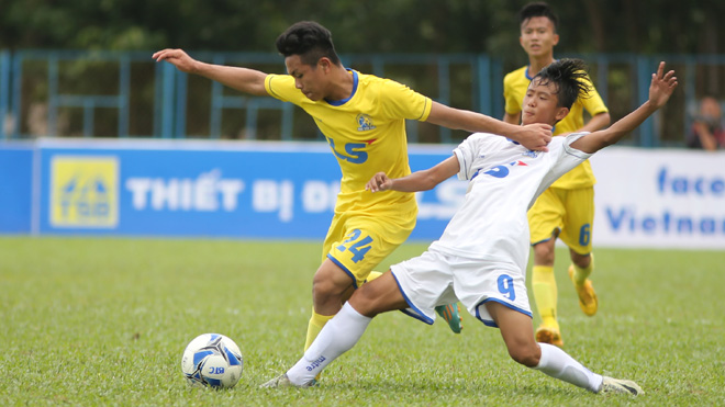  Thắng đậm HAGL, SLNA vào bán kết giải U15 quốc gia Cúp Thái Sơn Bắc 2017