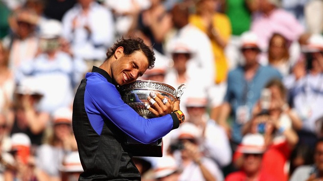 Rafael Nadal được ví là 'người ngoài hành tinh' với Roland Garros lần thứ 10