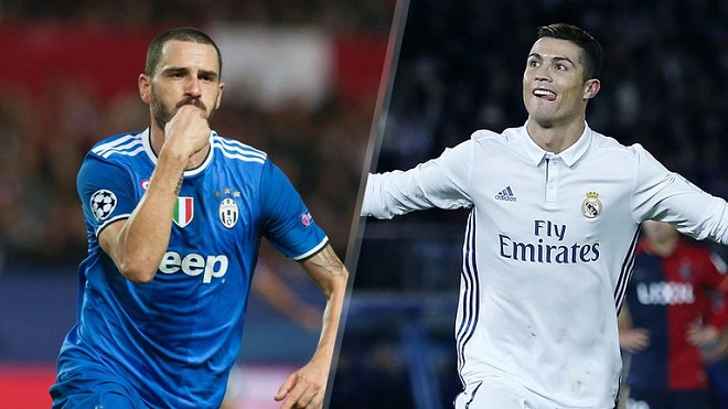 Bonucci: 'Ronaldo là cầu thủ giỏi nhất mà tôi từng đối mặt'