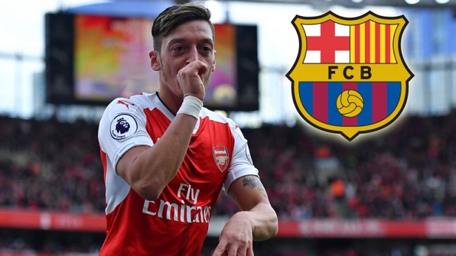 Vượt mặt M.U, Barca trả lương khủng để có Mesut Oezil