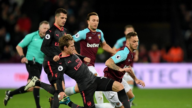 Video highlights West Ham 0-0 Arsenal: Pháo thủ xuống thứ 7, ngoạn mục David Moyes