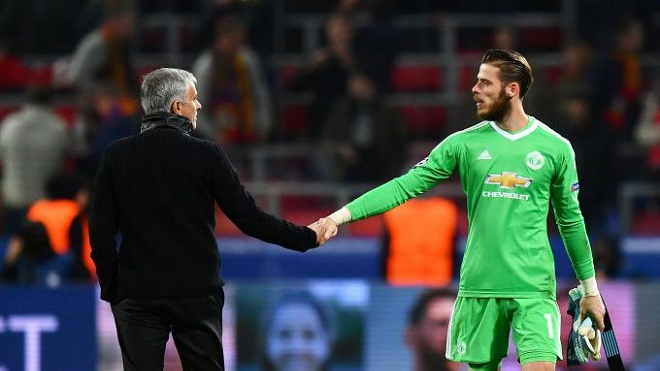 Mourinho: 'De Gea chỉ là thủ môn giỏi thứ ba ở M.U'