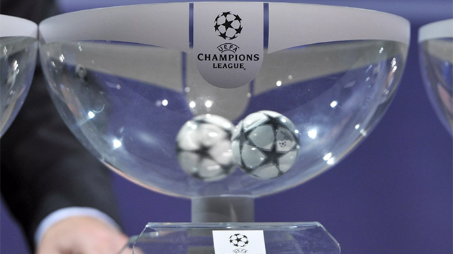 Kết quả bốc thăm vòng 1/8 Champions League: M.U và Man City dễ thở, Real gặp PSG, Barca chạm trán Chelsea