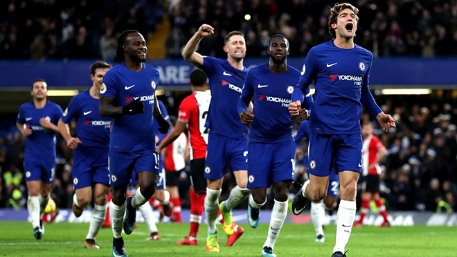 Video bàn thắng trận Chelsea 1-0 Southampton: Cú đá phạt của Marcos Alonso quá đẹp!