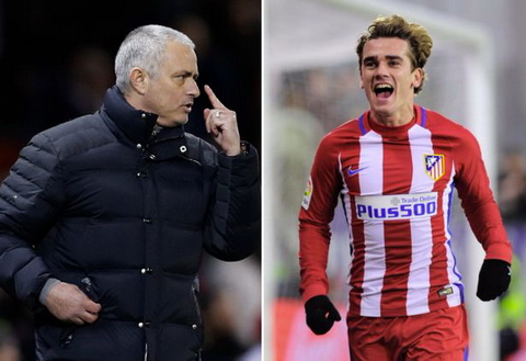 Có Griezmann, Mourinho có thể yên tâm về hàng công của MU