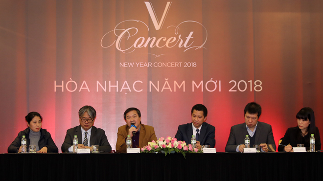 'V-Concert - Hòa nhạc năm mới 2018' được chỉ huy bởi nhạc trưởng nổi tiếng người Nhật Bản 