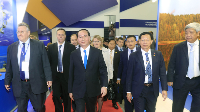 Chủ tịch nước Trần Đại Quang kết thúc chuyến thăm chính thức Liên bang Nga 