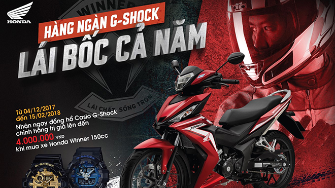 Ấn tượng thị giác với Honda WINNER 150 phiên bản mới