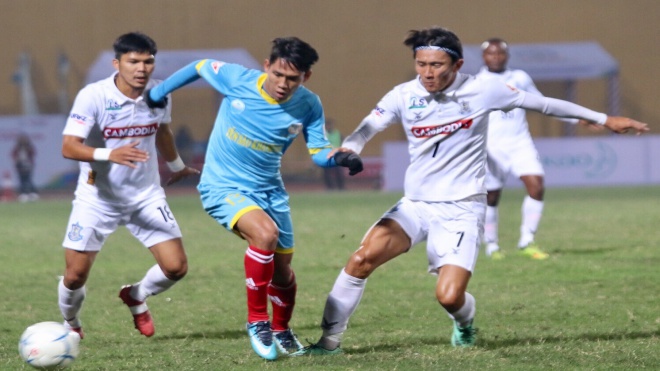 Toyota Mekong Cup 2017: S.Khánh Hoà bị Boeung Ket cầm hoà trên sân nhà