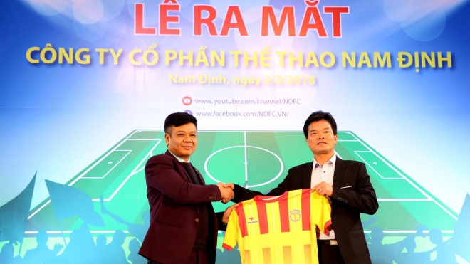 CLB Nam Định hoàn thiện chuẩn hoá cho V-League 2018