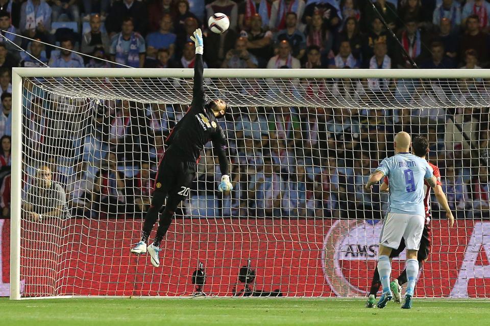 Sergio Romero Celta Vigo 0-1 Man United