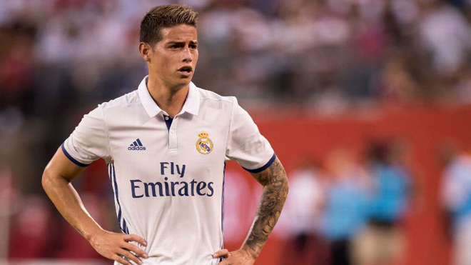 Man United mời gọi James Rodriguez: 'Hãy đến M.U và mặc chiếc áo số 10'