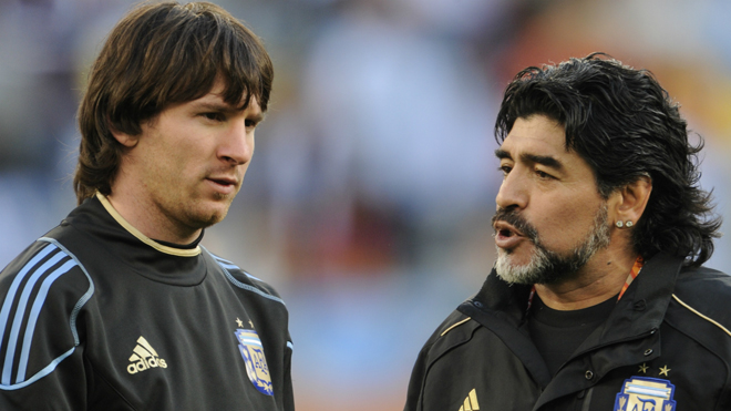 Maradona nói gì khi không được mời dự đám cưới của Messi?