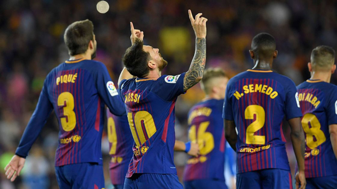 BÌNH LUẬN Barca 5-0 Espanyol: Messi càng xuất sắc, Barca càng lo
