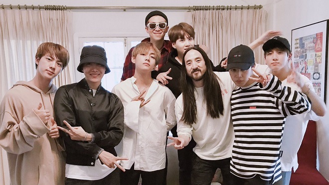 Steve Aoki tiết lộ siêu phẩm sắp ra mắt cùng BTS