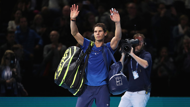 SỐC: Nadal rút lui khỏi ATP Finals 2017