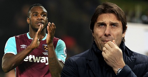 HLV Conte rất muốn có Michail Antonio