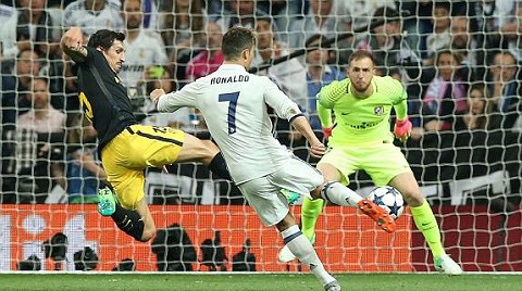 Ronaldo đã quá "tàn nhẫn" với Atletico Madrid