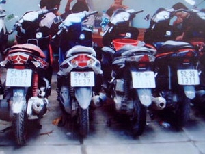 Triệt phá đường dây trộm cắp, tiêu thụ xe gian