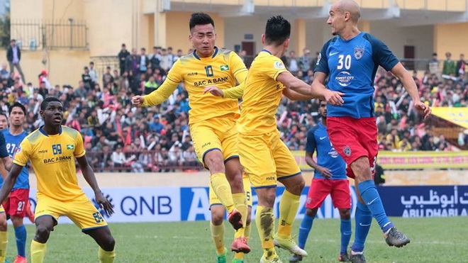 Video clip highlights bàn thắng trận SLNA 2-0 Johor Darul Ta'zim