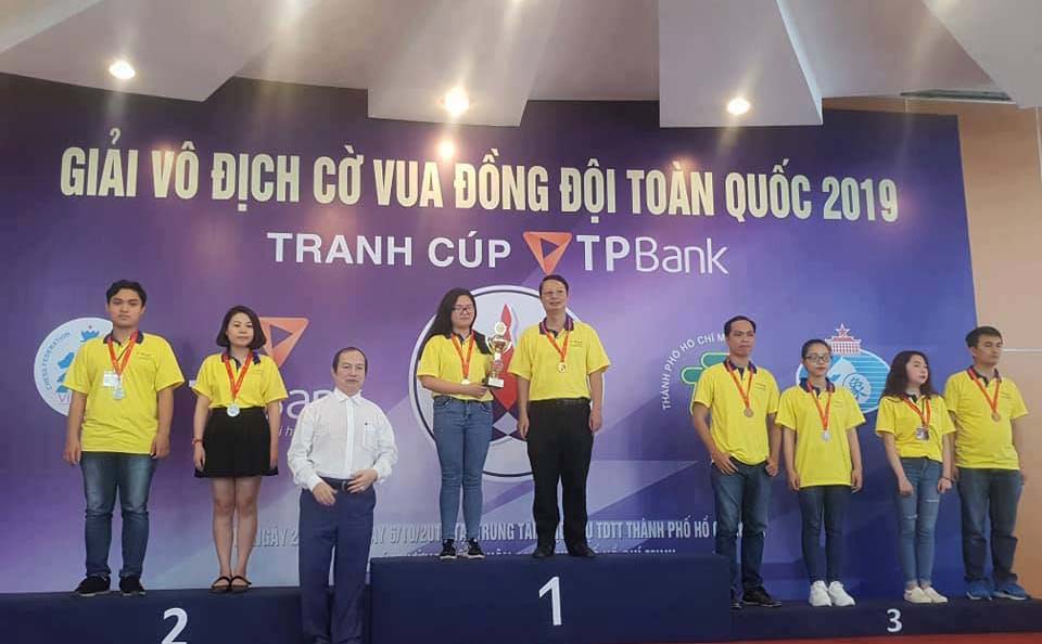 TP.HCM thắng lớn tại giải cờ vua đồng đội toàn quốc tranh Cúp TPBank 2019