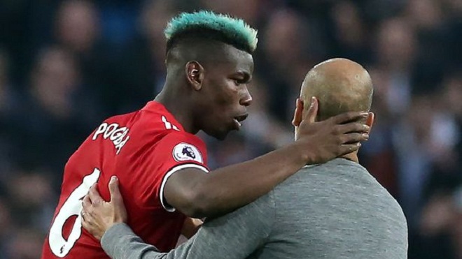 Cộng đồng mạng quyết giải mã điều Guardiola nói gì với Pogba ở derby Manchester