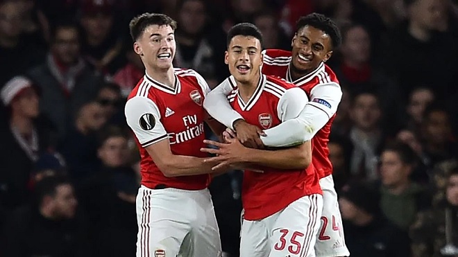 Ket qua bong da, Gabriel Martinelli, Arsenal 4-0 Standard Liege, video clip Arsenal 4-0 Standard Liege, kết quả cúp C2 châu Âu, kết quả MU 0-0 Alkmaar, cúp C2, Arsenal