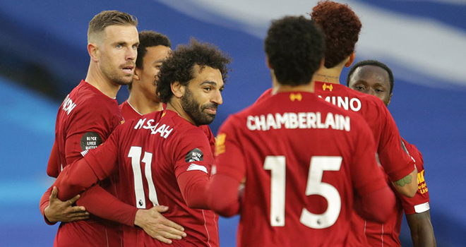 Ket qua bong da, Brighton vs Liverpool, Salah lập cú đúp, Liverpool nhắm kỷ lục, Salah, Mohamed Salah, Liverpool, kết quả bóng đá Anh, kết quả Ngoại hạng Anh, BXH Anh