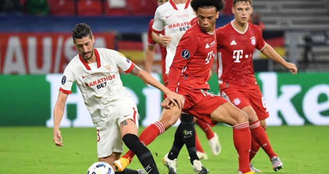 Kết quả bóng đá Siêu cúp châu Âu. Video clip bàn thắng Bayern Munich 2-1 Sevilla. Kết quả Bayern Munich đấu với Sevilla. Bayern Munich giành Siêu cúp châu Âu.